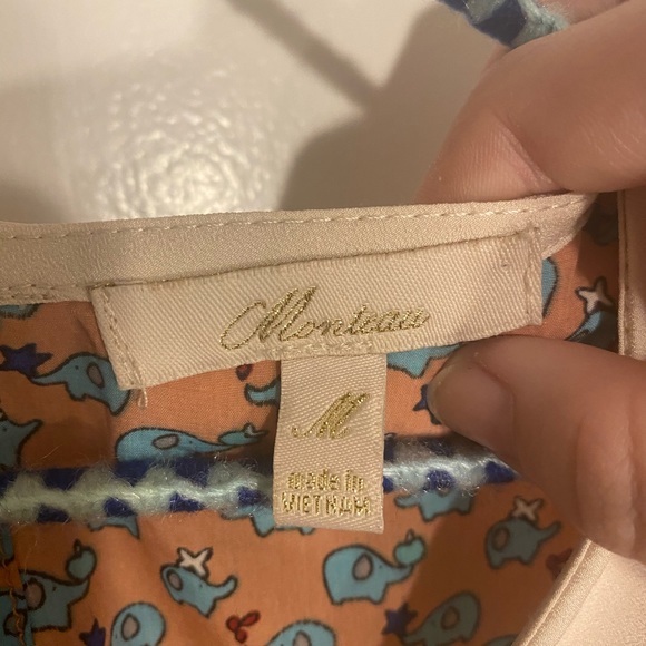 Elephant animal print quirky peplum top - Picture 3 of 3